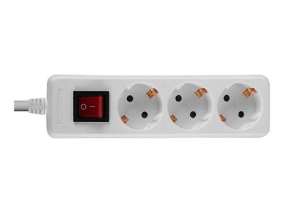 ZUB Lindy Schuko Power Strip 3-port White_thumb