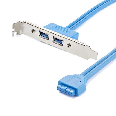 StarTech USB-Slotblech-Adapter - 2x USB 3.0 Type A_thumb