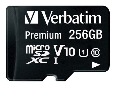 Verbatim Premium - Flash-Speicherkarte - 256 GB - microSDXC UHS-I_thumb