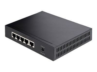 StarTech.com 5 Port Gigabit Switch - Unverwalteter 2.5Gbit/s Switch - Office-/Heimnetzwerk/Lan Switch/Verteiler für Tisch/Wandmontage - Rückwärtskompatibel mit 10/100/1000Mbit/s - Ganzmetall (DS52000) - Switch - 5 Anschlüsse - unmanaged_4