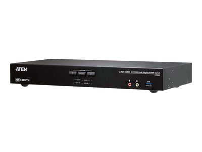 ATEN CS1842 2-Port USB 3.0 4K HDMI Dual Display KVMP Switch - KVM-/Audio-/USB-Switch - 2 Anschlüsse_thumb