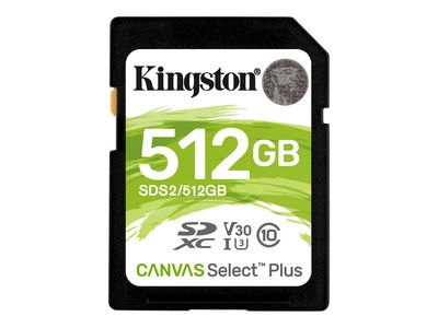Kingston Canvas Select Plus - Flash-Speicherkarte - 512 GB - SDXC UHS-I_thumb