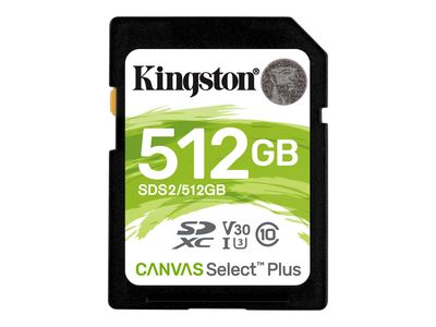 Kingston Flash-Card Canvas Select Plus - SDXC UHS-I - 512 GB_thumb