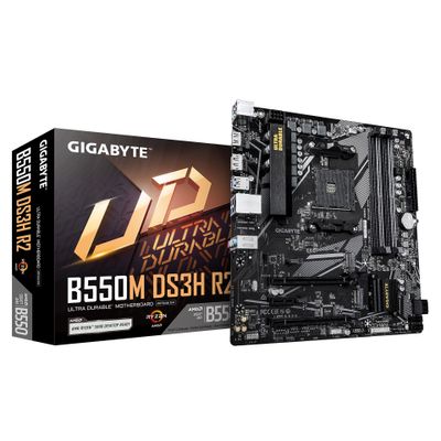 GIGABYTE Mainboard B550M DS3H R2 - Micro ATX - Socket AM4 - AMD B550_thumb
