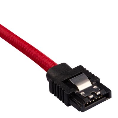 CORSAIR Premium Sleeved SATA Cable 2-pack - Red_2