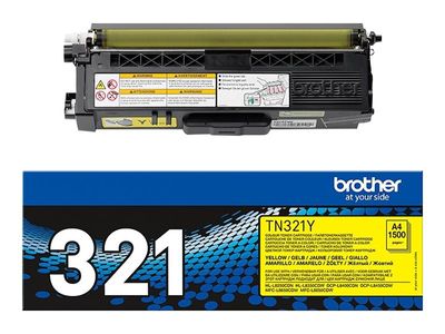 Brother TN321Y - yellow - original - toner cartridge_thumb