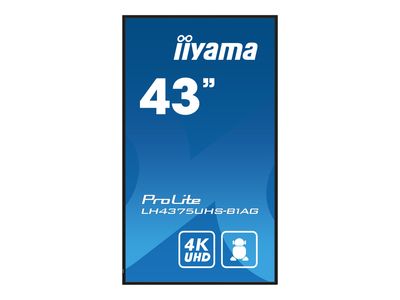 iiyama ProLite LH4375UHS-B1AG 43" Class (42.5" viewable) LED-backlit LCD display - 4K - for digital signage_2
