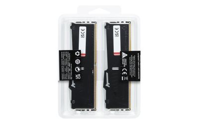 Kingston RAM FURY Beast RGB - 16 GB (2 x 8 GB Kit) - DDR5 5200 DIMM CL40_6