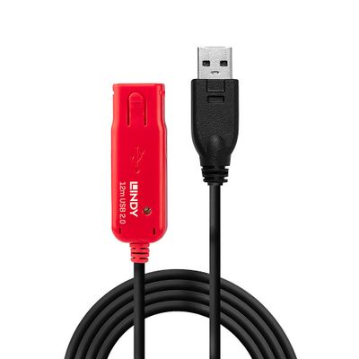 Lindy 42782 USB Kabel USB 2.0 12 m USB A 0,48 Gbit/s Schwarz_2