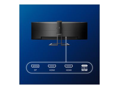 Philips Curved LED- Display Brilliance P-line 499P9H - 124.5 cm (49") - 5120 x 1440 Dual Quad HD_9