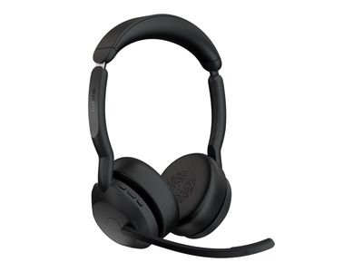 Jabra Over-Ear Headset Evolve2 55 UC Stereo with charging stand_2