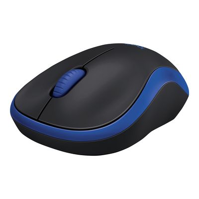 Logitech Mouse LGT-M185B - Black/Blue_thumb