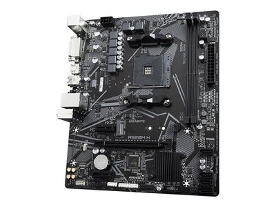 Gigabyte A520M H - 1.0 - motherboard - micro ATX - Socket AM4 - AMD A520_2